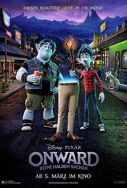Movie poster for "ONWARD"