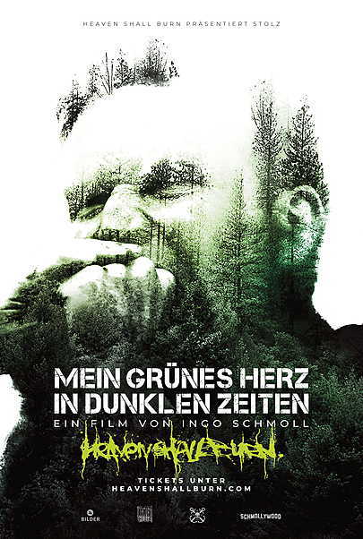 Filmplakat für "MEIN GRÜNES HERZ IN DUNKLEN ZEITEN"