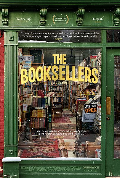 Movie poster for "THE BOOKSELLERS"