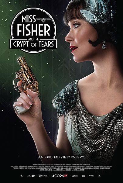 Movie poster for "MISS FISHER AND THE CRYPT OF TEARS"