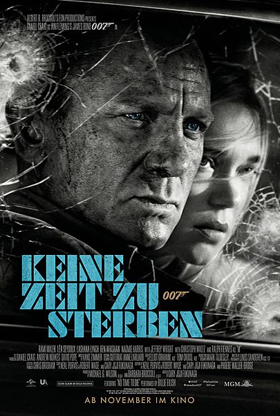 Movie poster for "NO TIME TO DIE"