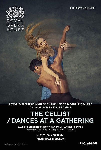 Movie poster for "THE CELLIST / DANCES AT A GATHERING (ROYAL OPERA HOUSE 2019/20)"