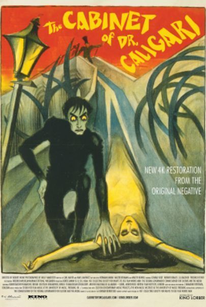 Movie poster for "THE CABINET OF DR. CALIGARI (2014 4K RESTORATION)"