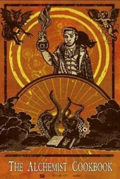 Movie poster for "THE ALCHEMIST COOKBOOK"