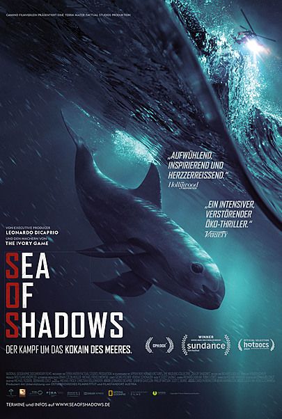 Filmplakat für "SEA OF SHADOWS - Der Kampf um das Kokain des Meeres"