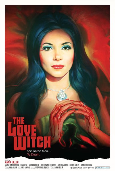 Movie poster for "THE LOVE WITCH"