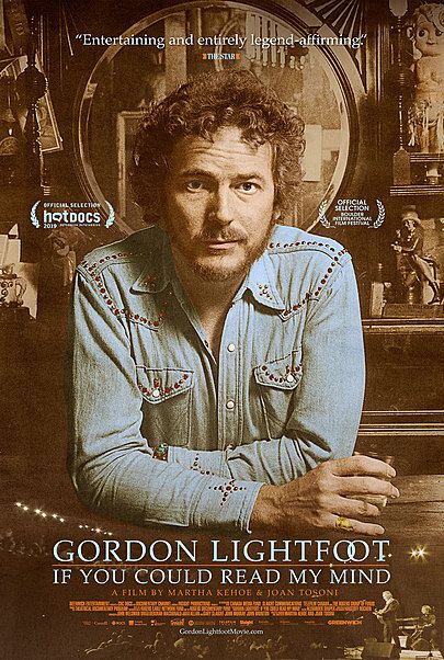 Movie poster for "GORDON LIGHTFOOT: IF YOU COULD READ MY MIND"