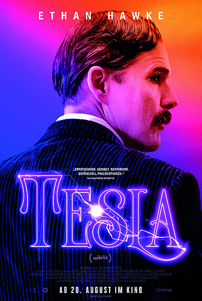 Movie poster for "TESLA"