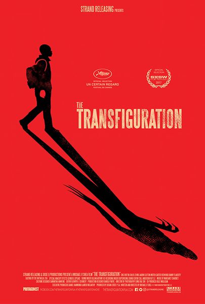 Movie poster for "THE TRANSFIGURATION"