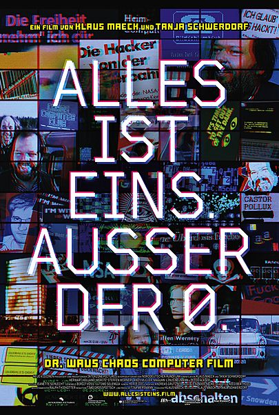 Movie poster for "ALLES IST EINS. AUSSER DER 0."