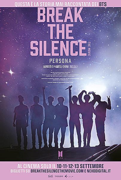 Movie poster for "BREAK THE SILENCE: THE MOVIE"