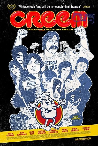 Movie poster for "CREEM: AMERICA'S ONLY ROCK 'N' ROLL MAGAZINE"