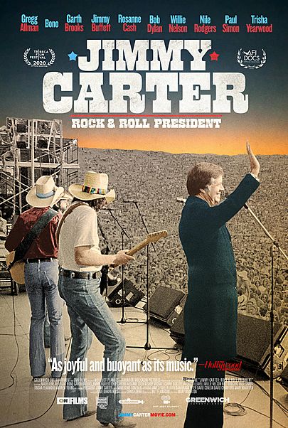 Movie poster for "JIMMY CARTER: ROCK & ROLL PRESIDENT"