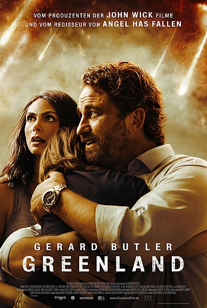 Movie poster for "GREENLAND"