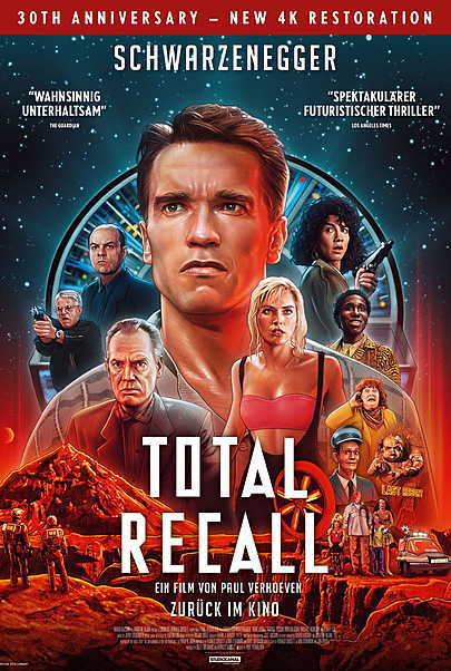 Movie poster for "TOTAL RECALL"