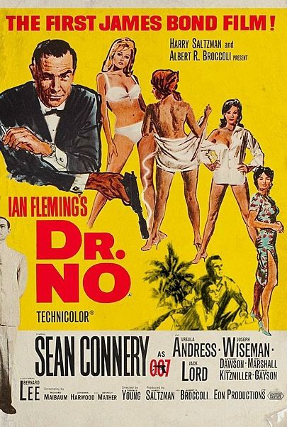 Movie poster for "Dr. No"