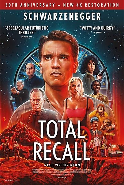 Movie poster for "TOTAL RECALL"