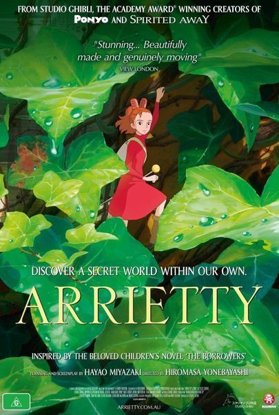 Movie poster for "ARRIETTY"