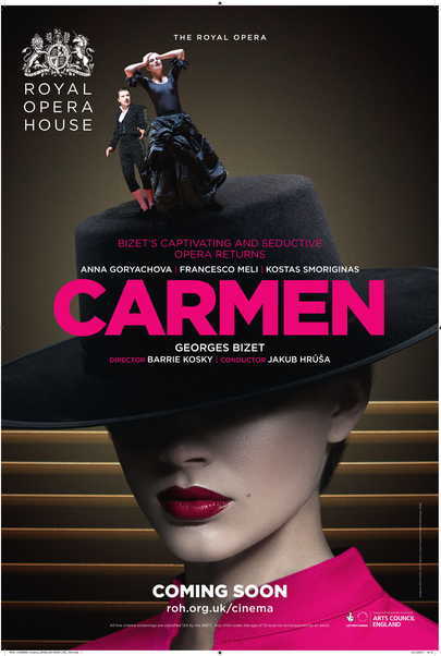 Movie poster for "CARMEN - ROYAL OPERA HOUSE 2017-18"