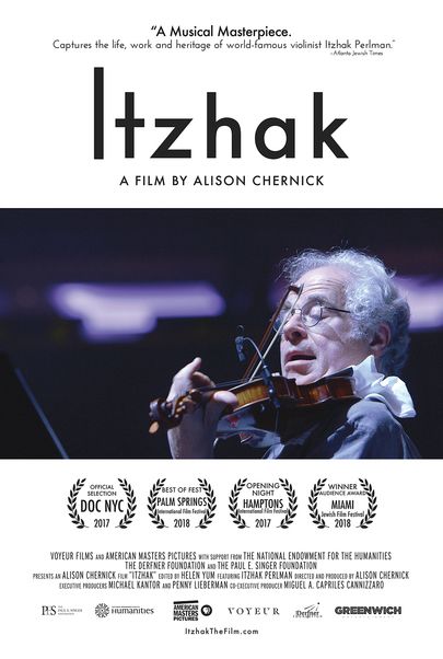 Movie poster for "ITZHAK"