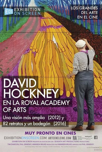 Póster para "DAVID HOCKNEY EN LA ROYAL ACADEMY OF ARTS"