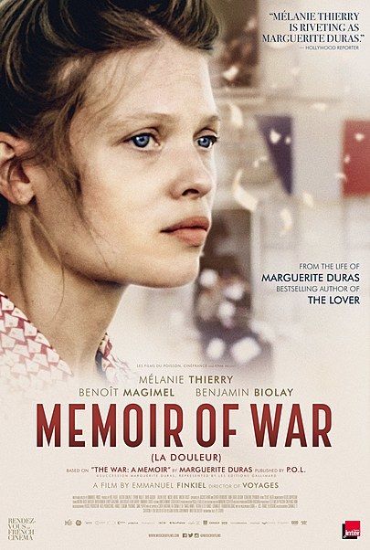 Movie poster for "MEMOIR OF WAR"