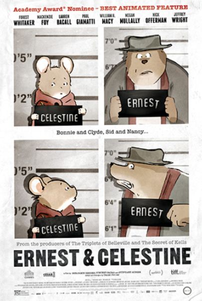 Movie poster for "ERNEST & CELESTINE"