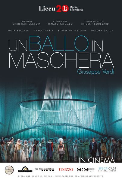 Movie poster for "UN BALLO IN MASCHERA LICEU"