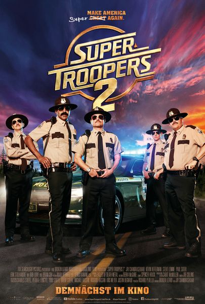 Filmplakat für "Super Troopers 2"