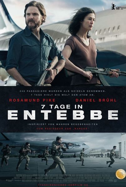 Filmplakat für "7 Tage in Entebbe"