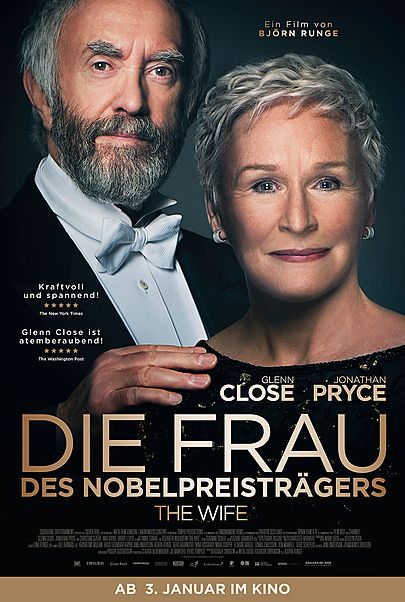 Filmplakat für "Die Frau des Nobelpreisträgers"