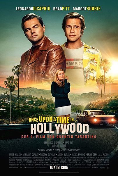 Filmplakat für "ONCE UPON A TIME... IN HOLLYWOOD"