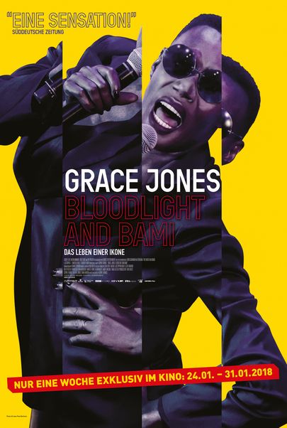 Filmplakat für "Grace Jones: Bloodlight and Bami - Das Leben einer Ikone"