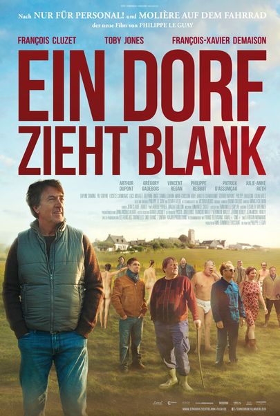 Filmplakat für "Ein Dorf zieht blank"