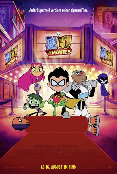 Filmplakat für "TEEN TITANS GO! TO THE MOVIES"