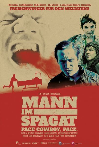 Movie poster for "Mann im Spagat - Pace Cowboy, Pace"