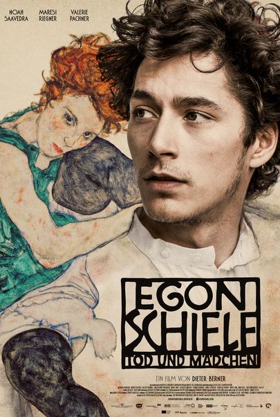 Filmplakat für "EGON SCHIELE: TOD UND MADDCHEN"
